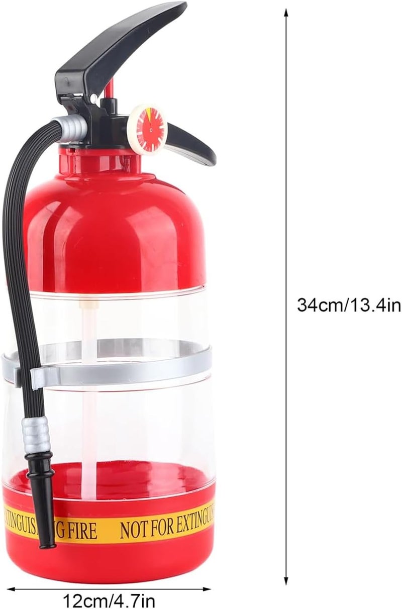 Pursua Liquor Dispenser Funny Extinguisher Shape Liquor Dispenser 2L/70oz Pump Drink Dispensers for Wine, Spirits, Beer and Drinks - Image 2